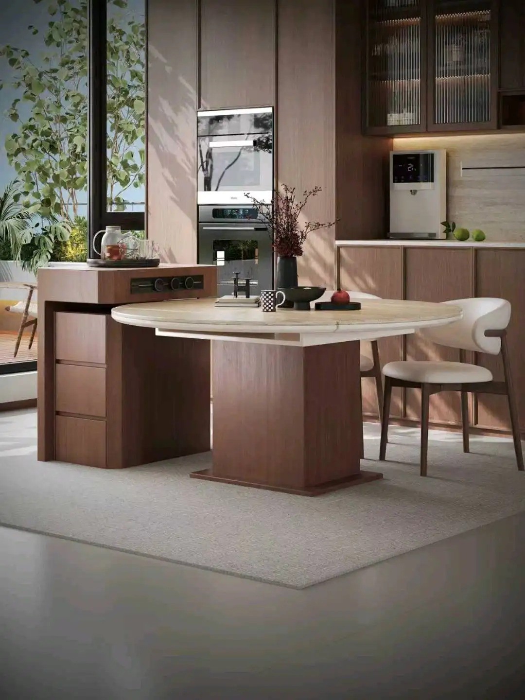 Island Round Table Series - Custom Kitchen Cabinets & Countertop | CHEERFUL Kenya image 24 detail view