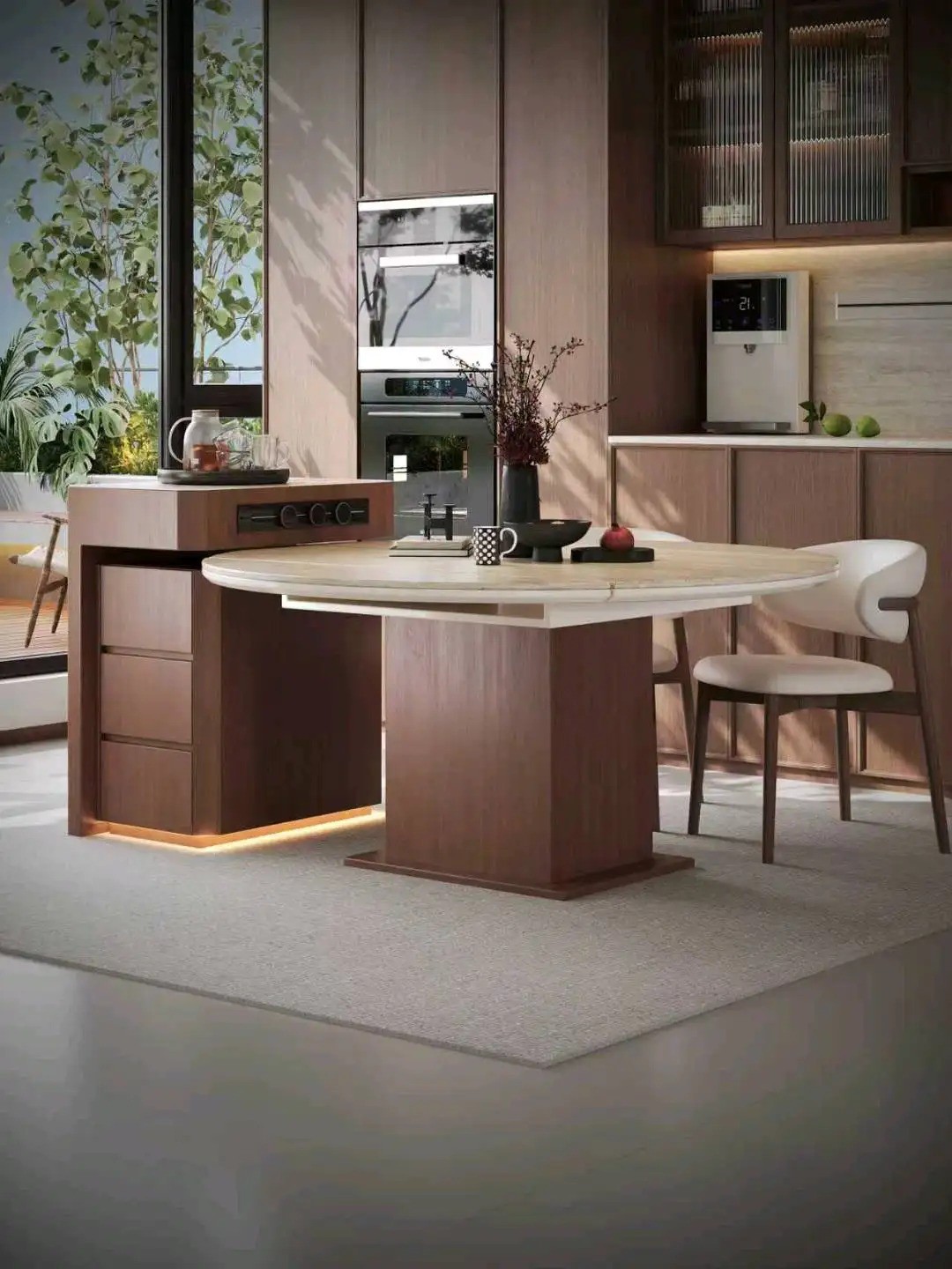 Island Round Table Series - Custom Kitchen Cabinets & Countertop | CHEERFUL Kenya image 25 detail view