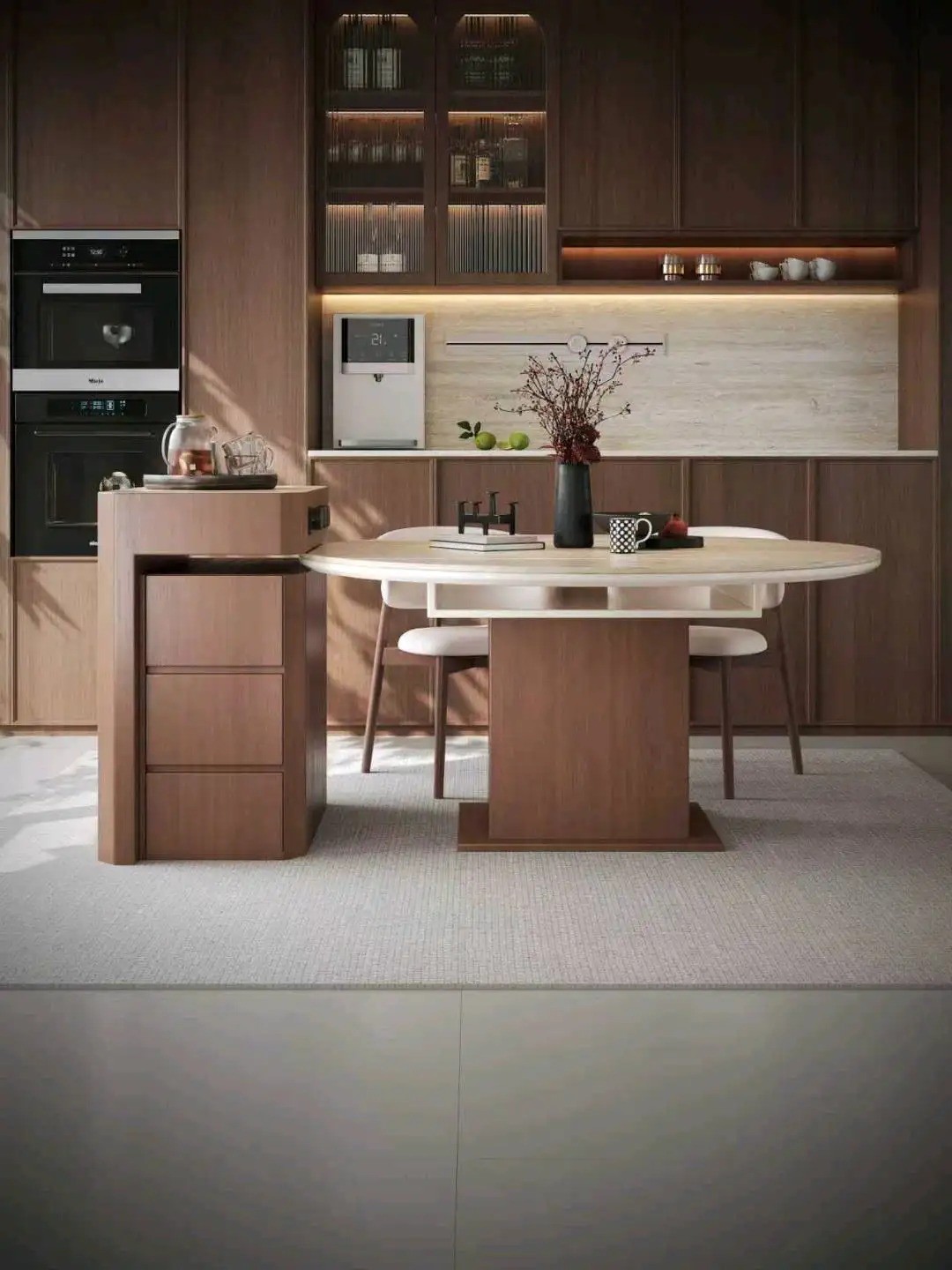 Island Round Table Series - Custom Kitchen Cabinets & Countertop | CHEERFUL Kenya image 26 detail view