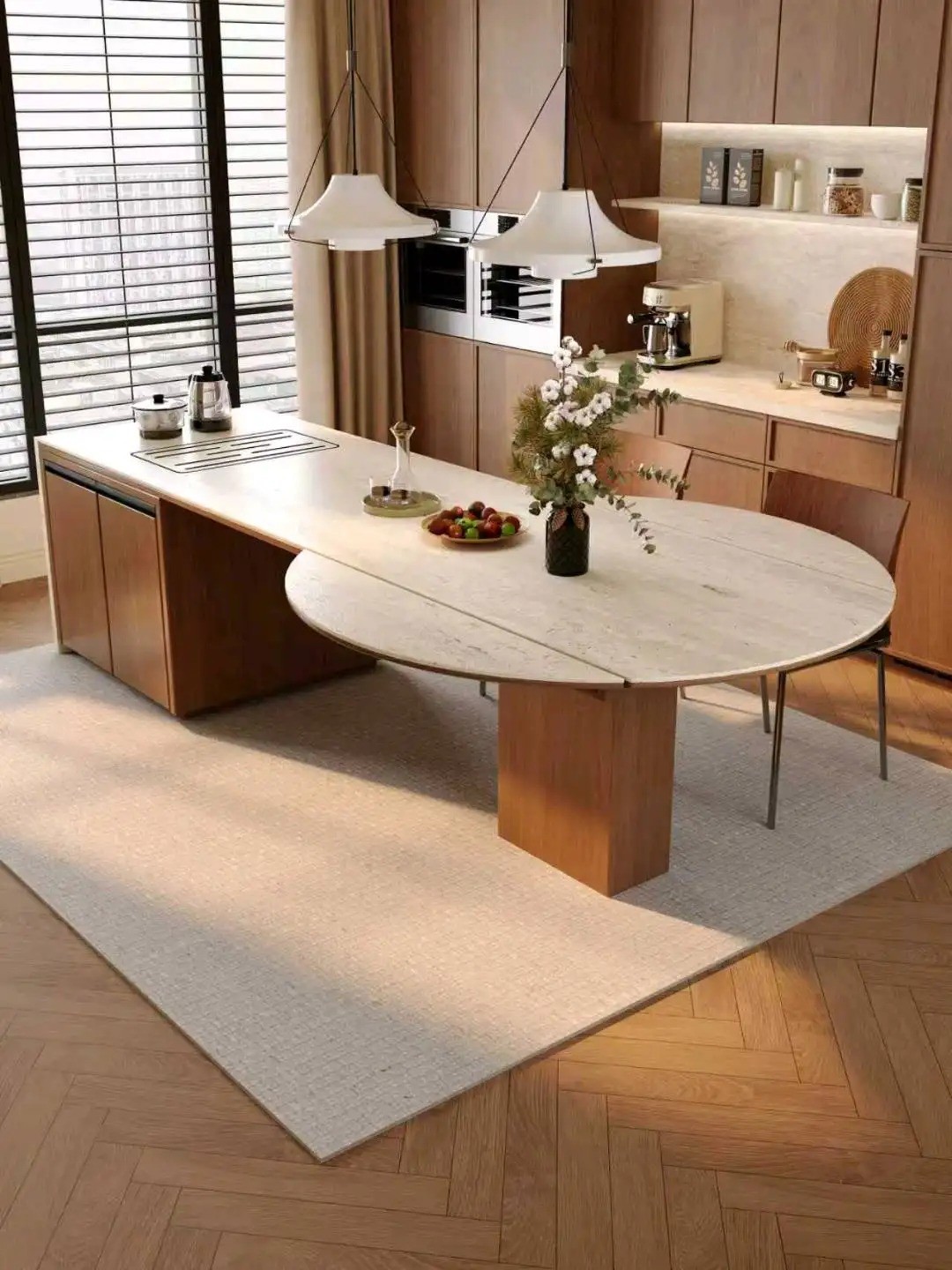 Island Round Table Series - Custom Kitchen Cabinets & Countertop | CHEERFUL Kenya image 28 detail view