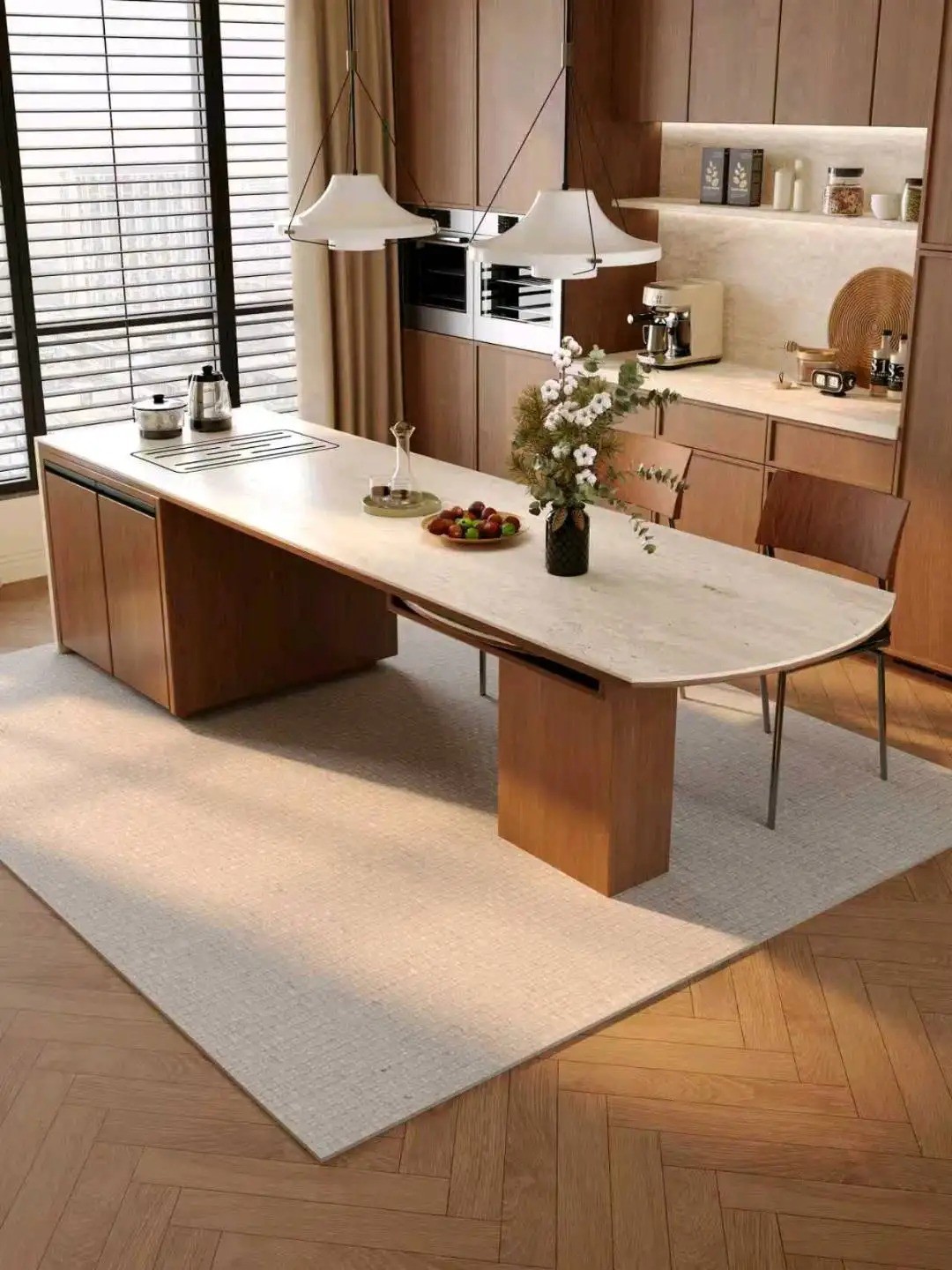 Island Round Table Series - Custom Kitchen Cabinets & Countertop | CHEERFUL Kenya image 29 detail view