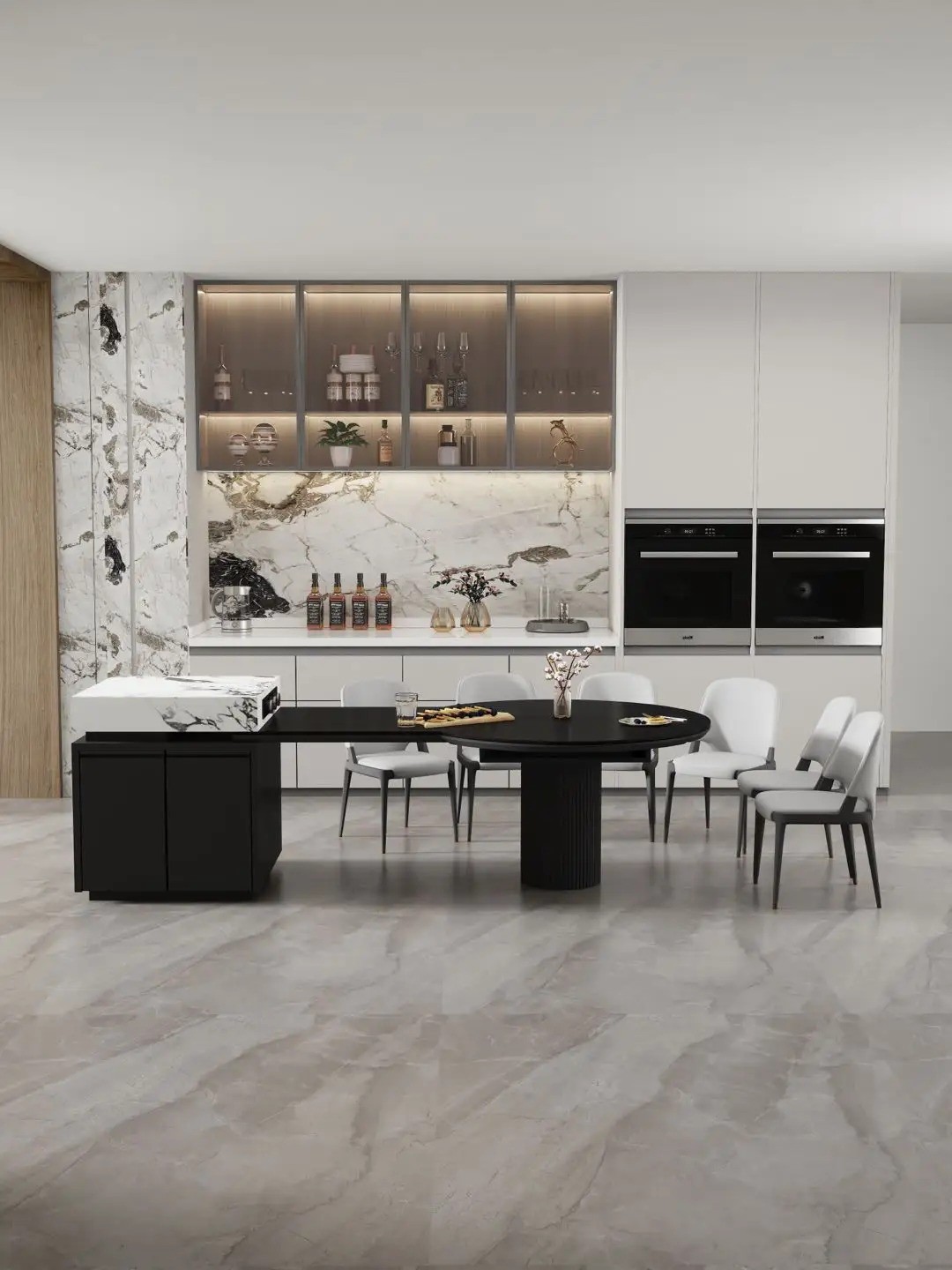 Island Round Table Series - Custom Kitchen Cabinets & Countertop | CHEERFUL Kenya image 37 detail view