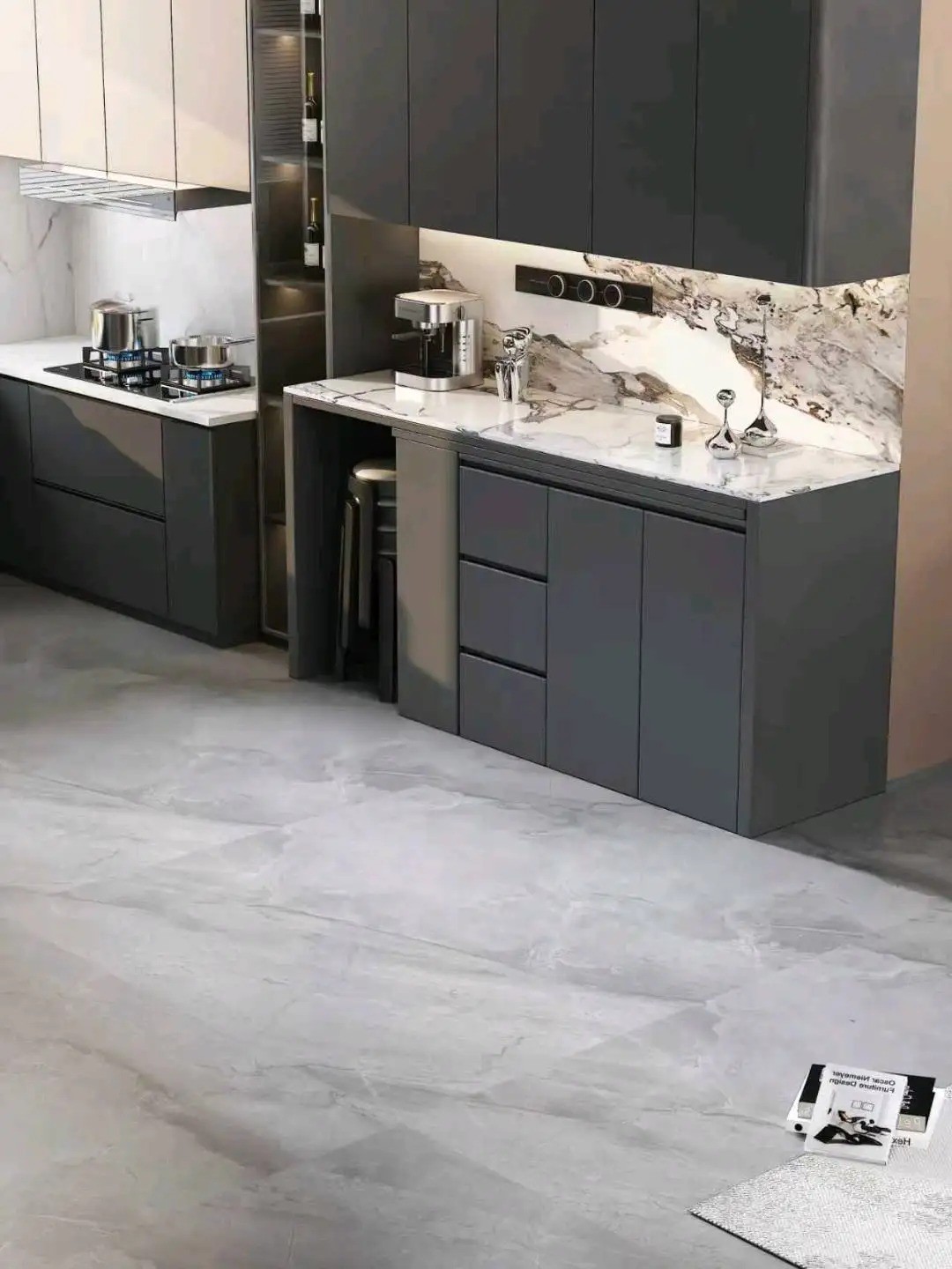 Island folding and telescopic series - Custom Kitchen Cabinets & Countertop | CHEERFUL Kenya image 16 detail view