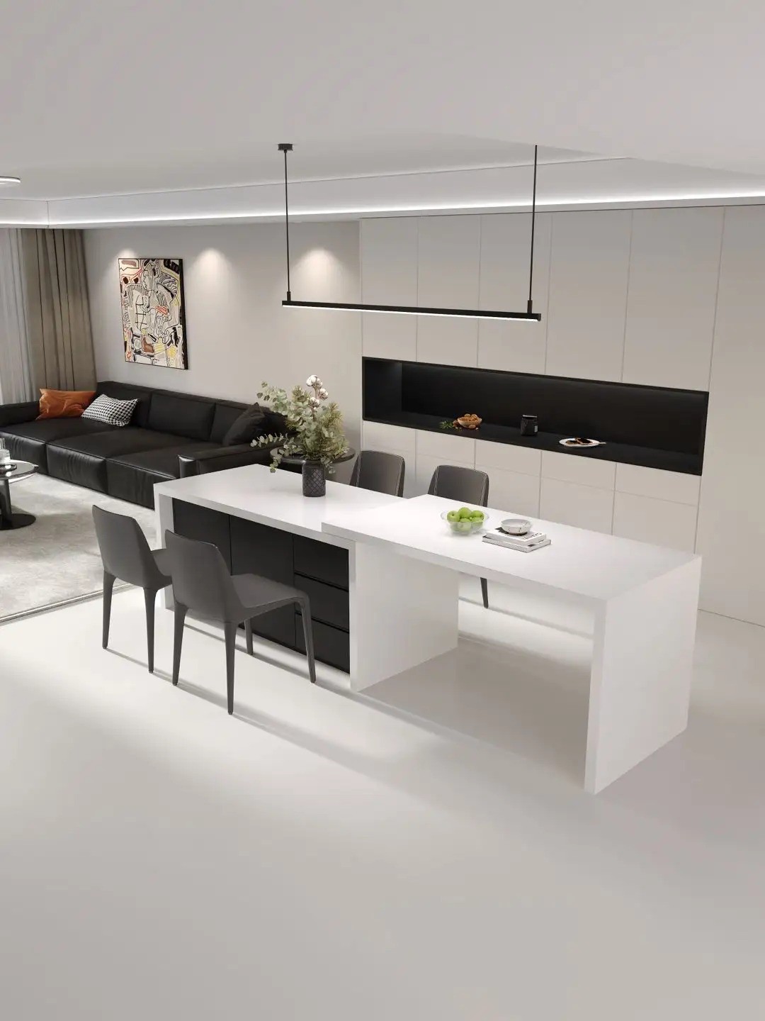 Island folding and telescopic series - Custom Kitchen Cabinets & Countertop | CHEERFUL Kenya image 32 detail view