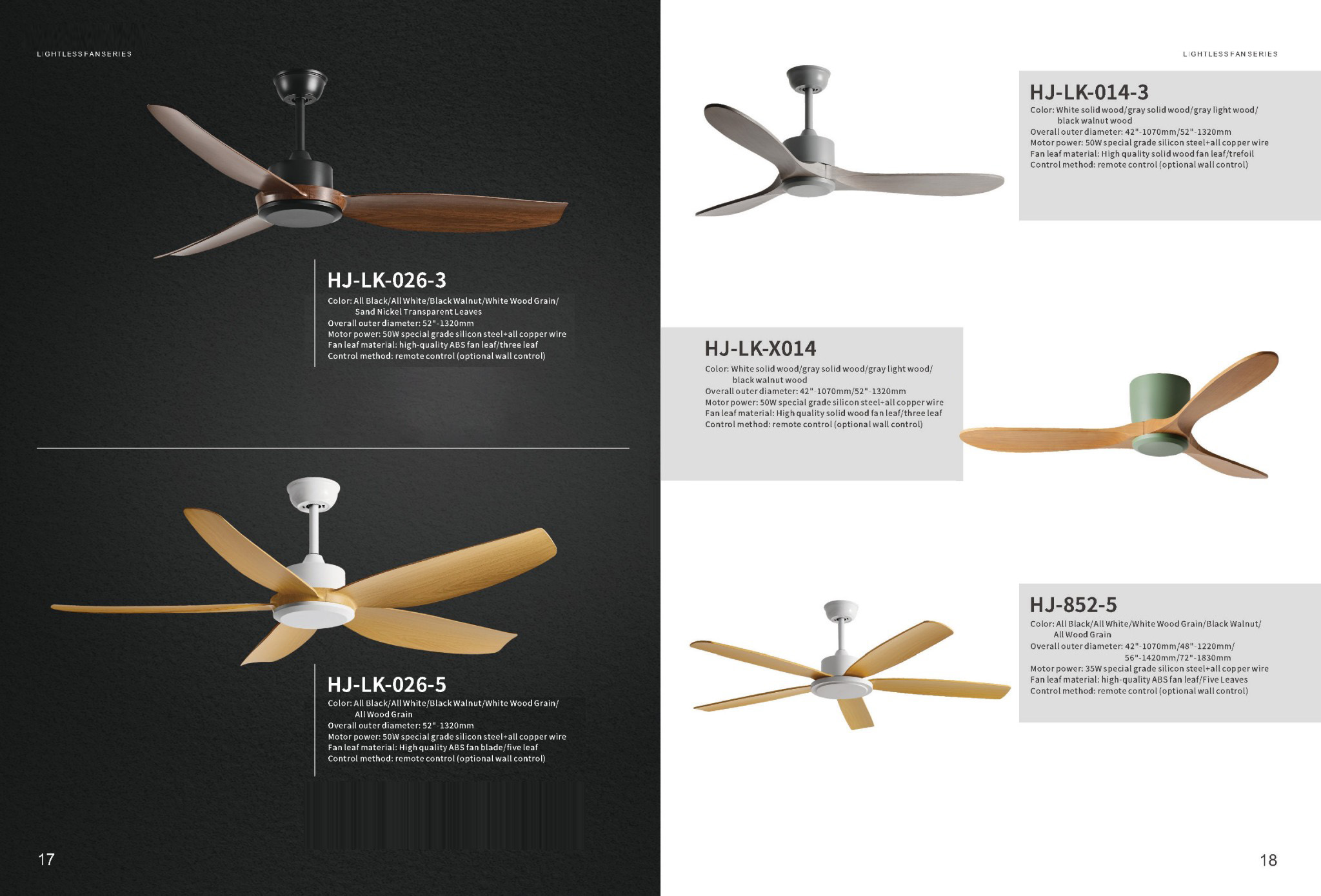 No light fan series - Ceiling Fans | CHEERFUL Kenya image 8 detail view