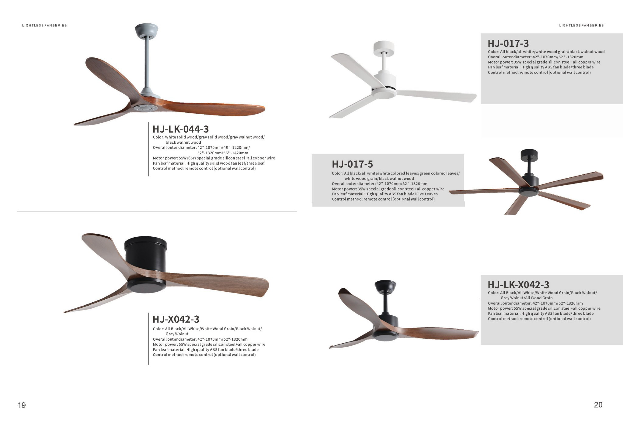 No light fan series - Ceiling Fans | CHEERFUL Kenya image 9 detail view