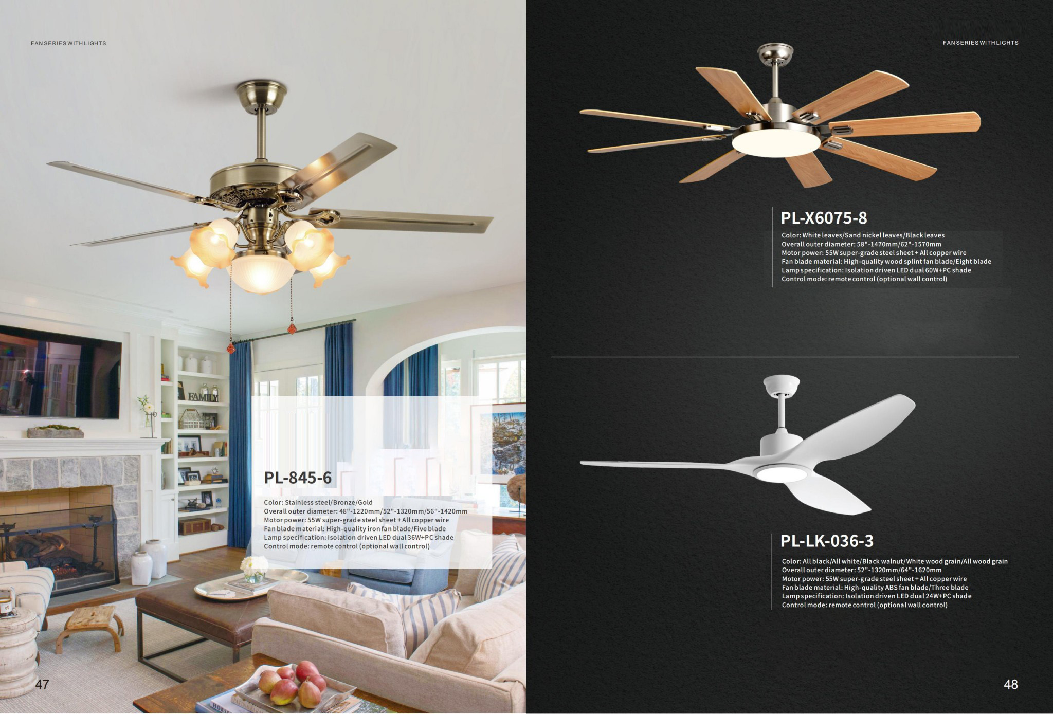 Fan light series with lights - Ceiling Fans | CHEERFUL Kenya image 8 detail view