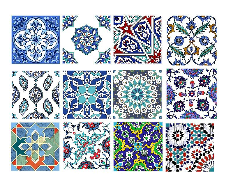 Nordic retro glazed glossy surface art small flower brick 150x150mm - Tile(Small Stone) | CHEERFUL Kenya