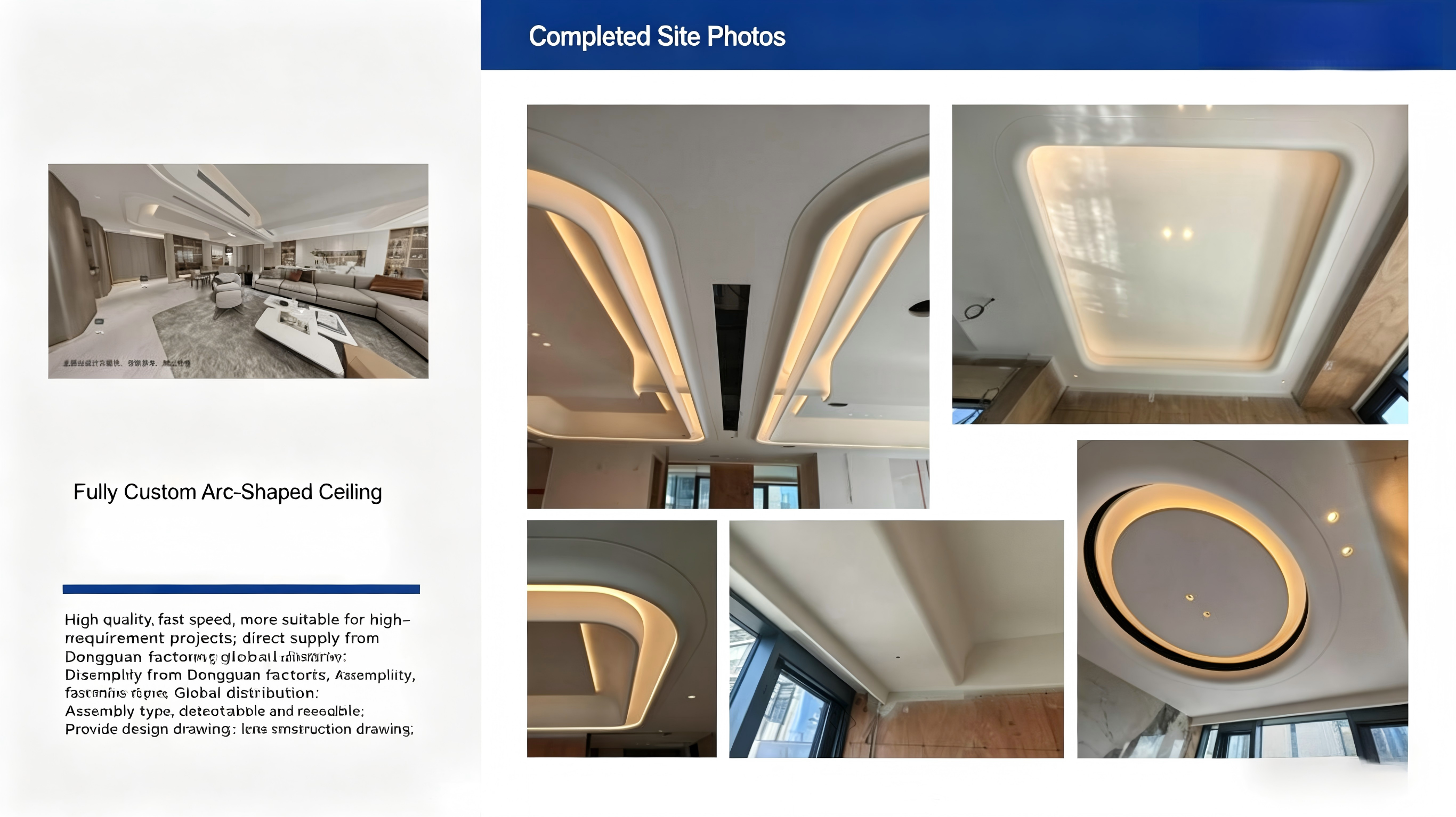 Aluminum profiles and assembly components for gypsum board ceiling, module assembly - Technical Innovative Products | CHEERFUL Kenya image 31 detail view