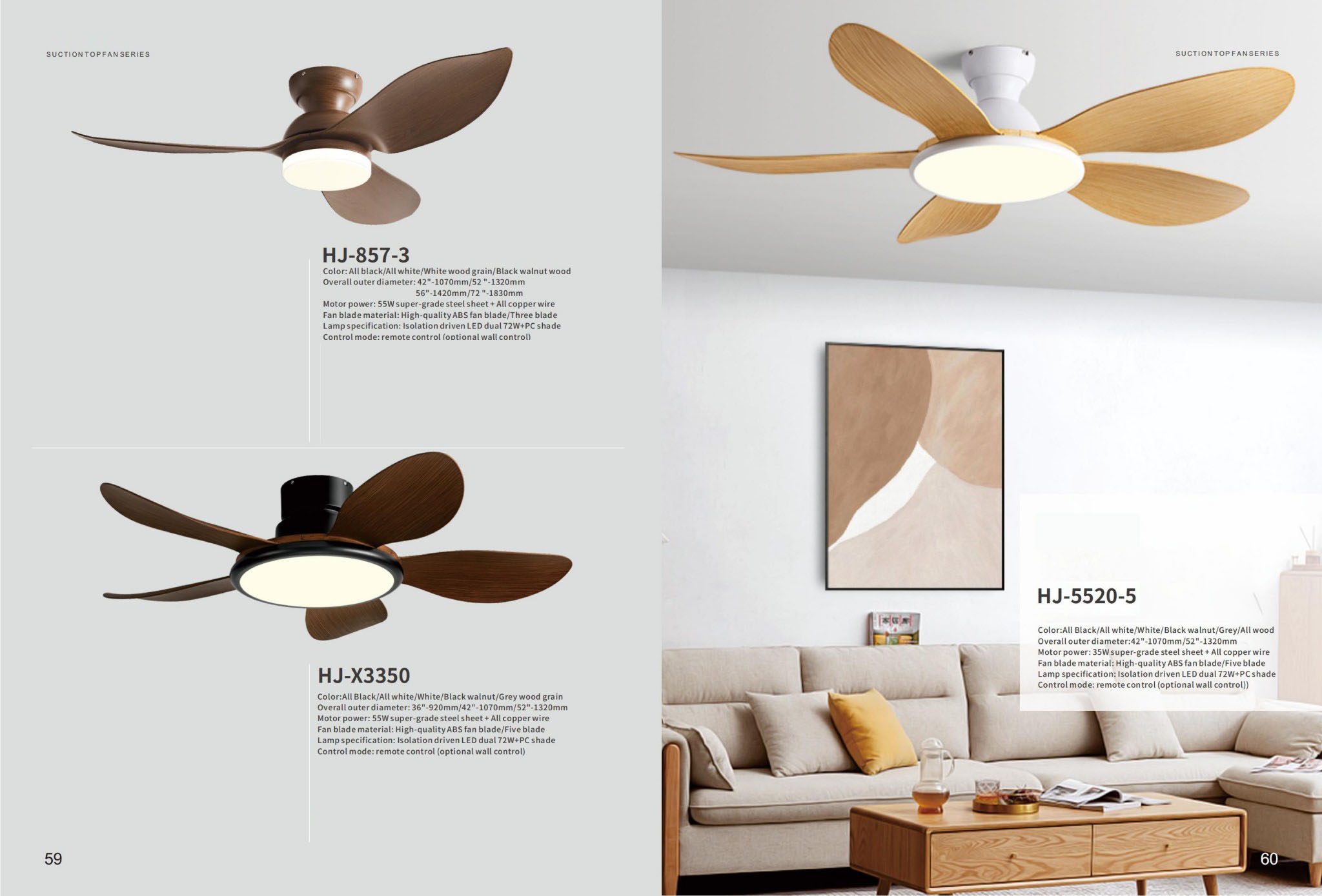 Ceiling mounted fan light series - Ceiling Fans | CHEERFUL Kenya image 5 detail view