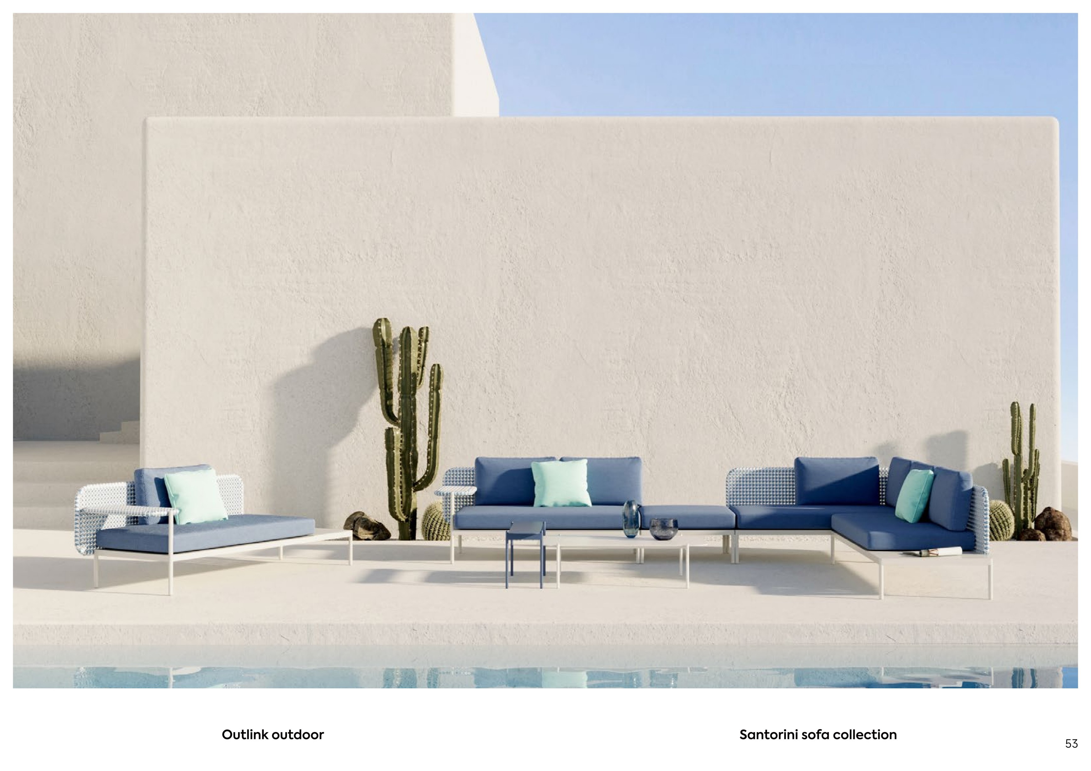Santorini sofa collection - Indoor and Outdoor Furniture | CHEERFUL Kenya detail view