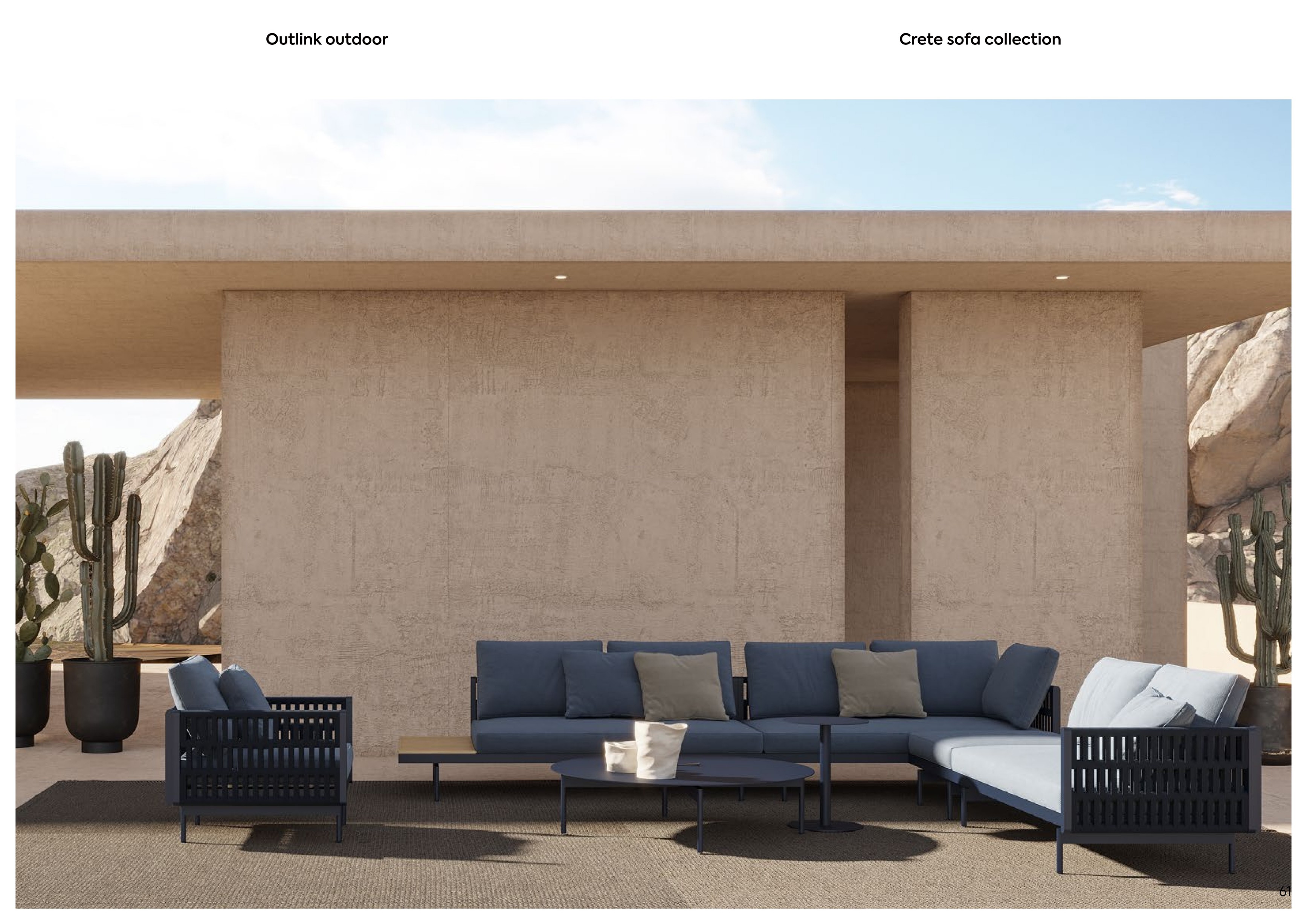 Crete sofa collection - Indoor and Outdoor Furniture | CHEERFUL Kenya detail view