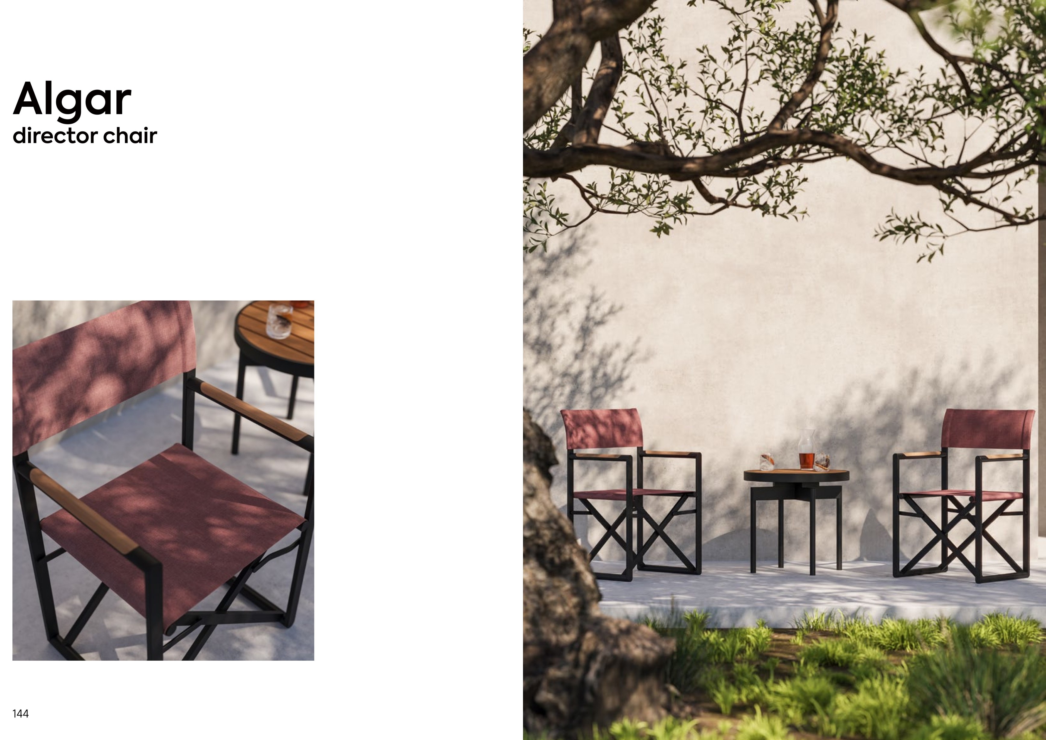 Algar director chair - Indoor and Outdoor Furniture | CHEERFUL Kenya image 2 detail view