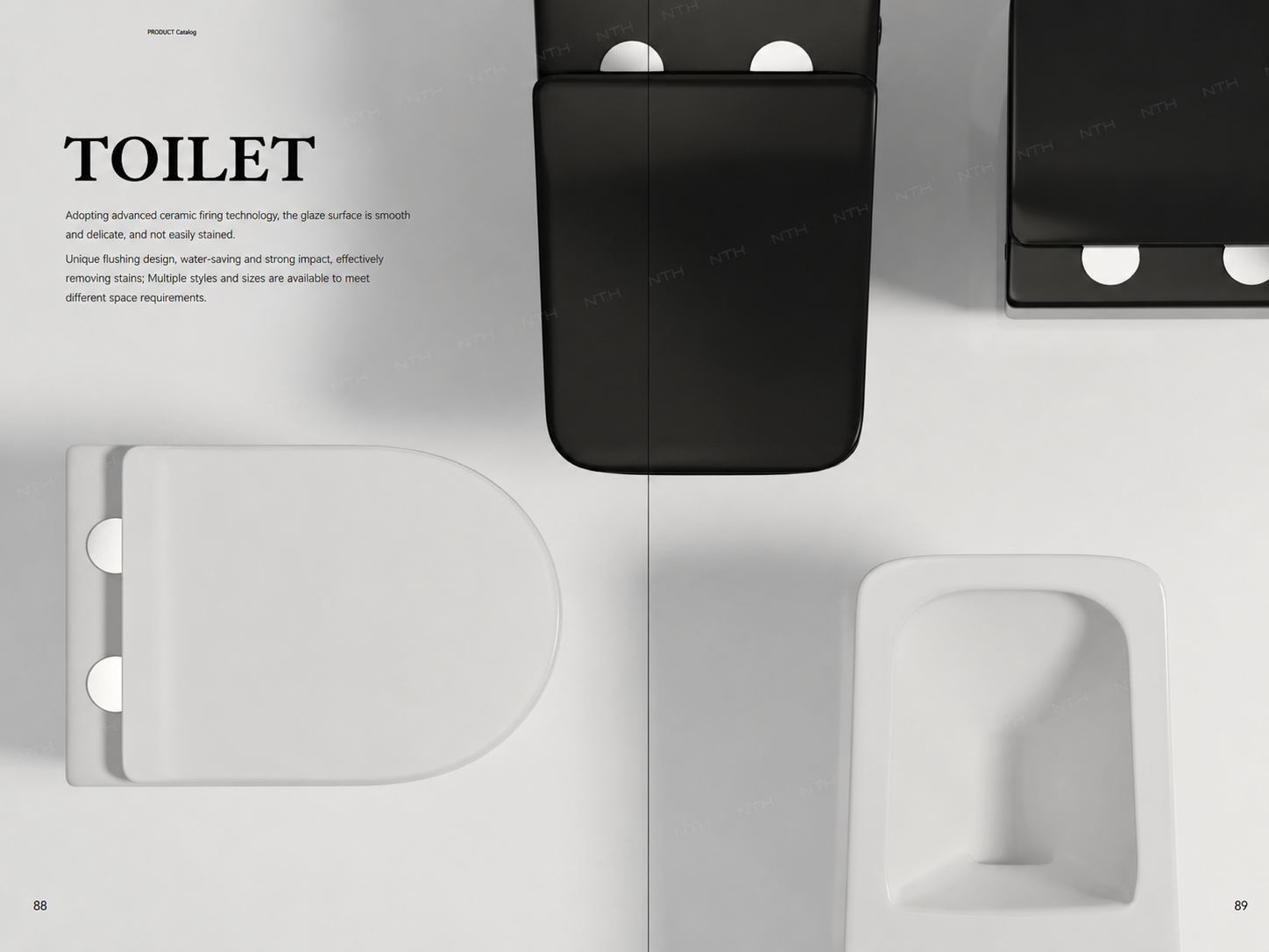Wall-hung toilet - Sanitary Ware | CHEERFUL Kenya detail view