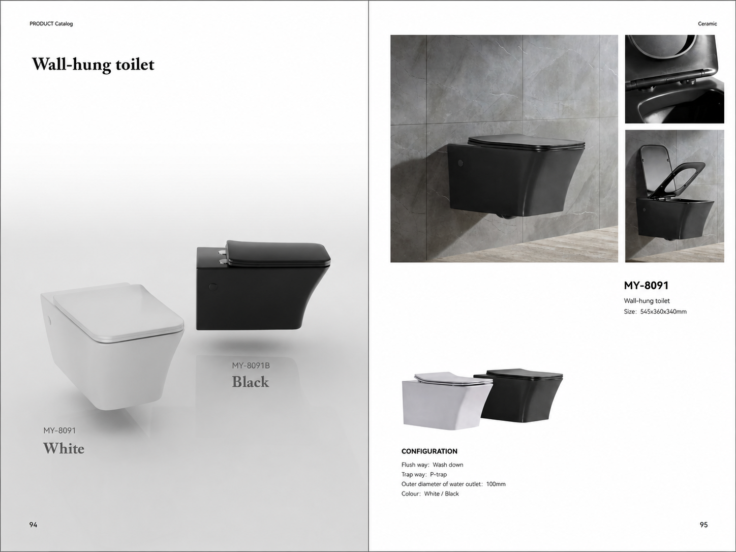 Wall-hung toilet - Sanitary Ware | CHEERFUL Kenya image 4 detail view