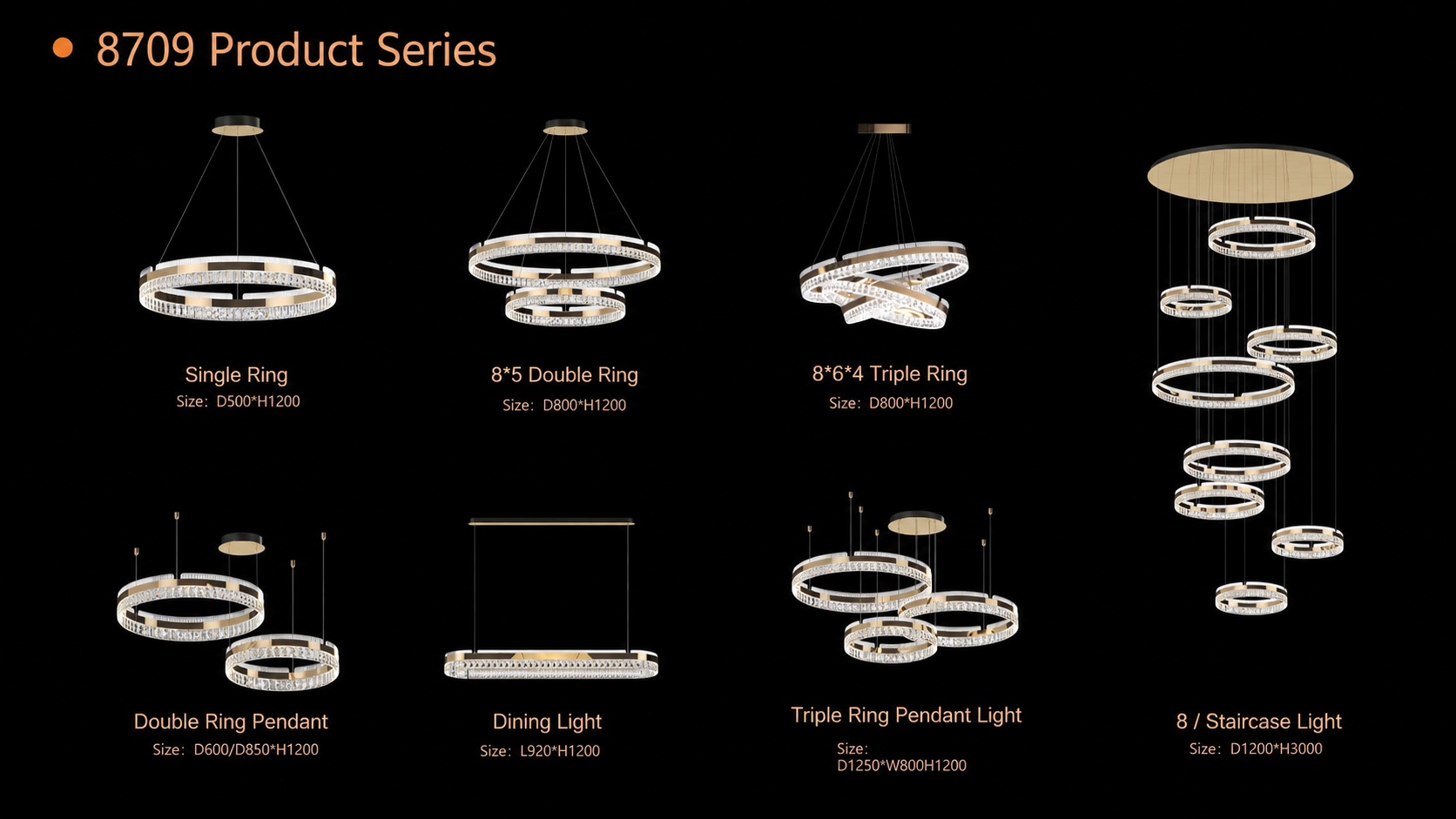 Crystal Lamp 8761 Series - Lighting Fixtures | CHEERFUL Kenya detail view