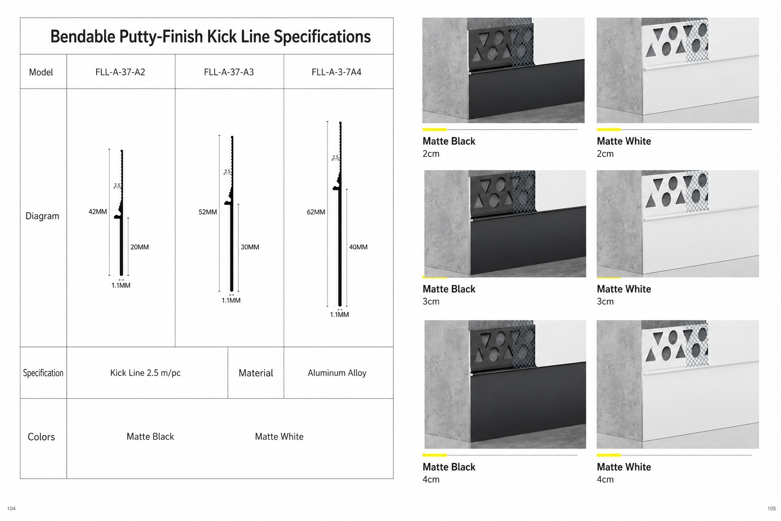 Skirting board without slotting batch gray version - Flooring | CHEERFUL Kenya image 4 detail view