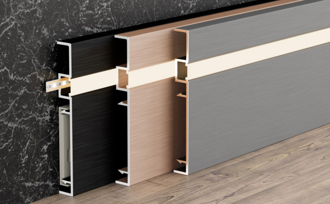 Skirting line series - buckle light strip style - Flooring | CHEERFUL Kenya