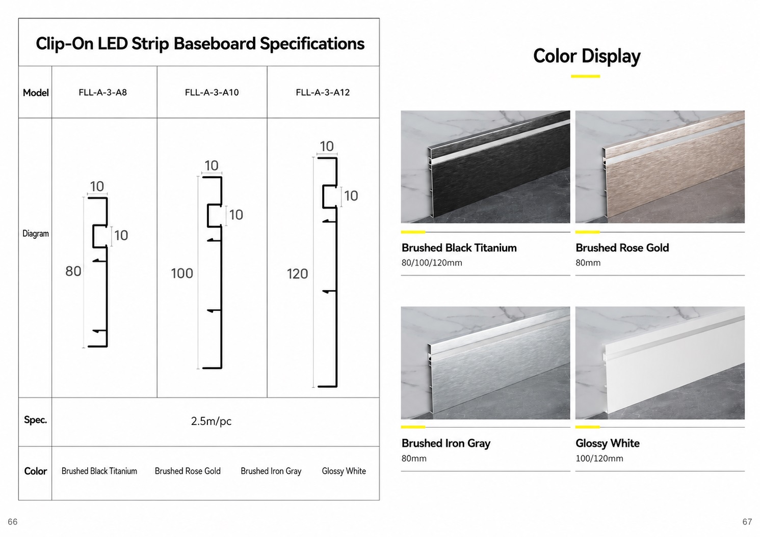 Skirting line series - buckle light strip style - Flooring | CHEERFUL Kenya image 2 detail view