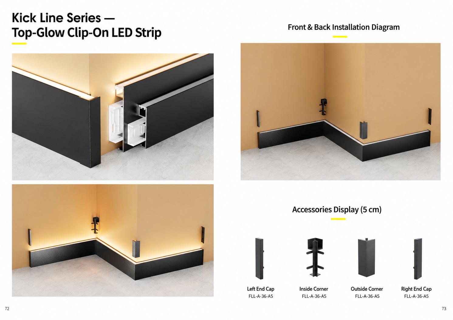 Skirting line series - buckle light strip style - Flooring | CHEERFUL Kenya image 5 detail view