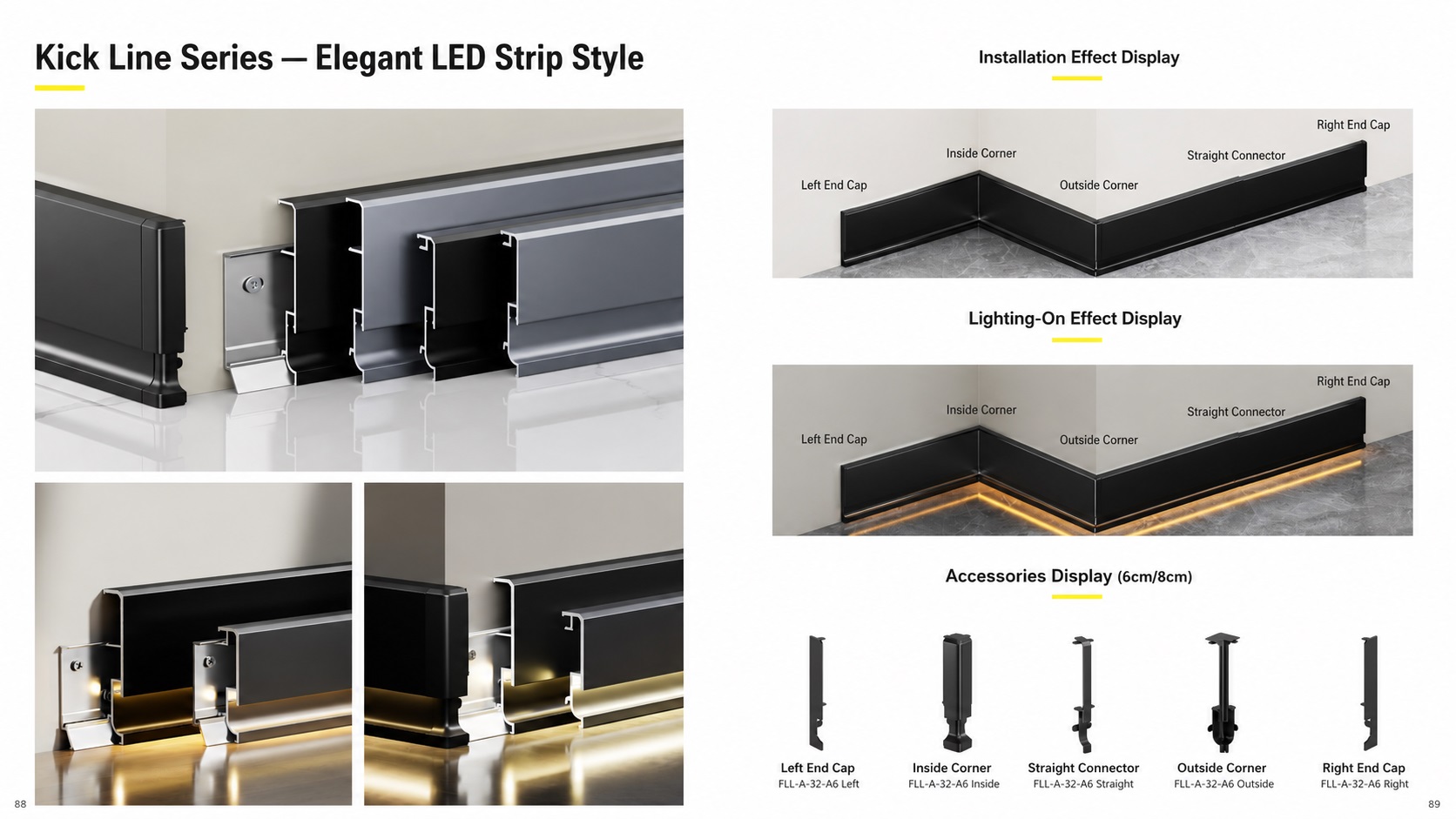 Skirting line series - buckle light strip style - Flooring | CHEERFUL Kenya image 11 detail view