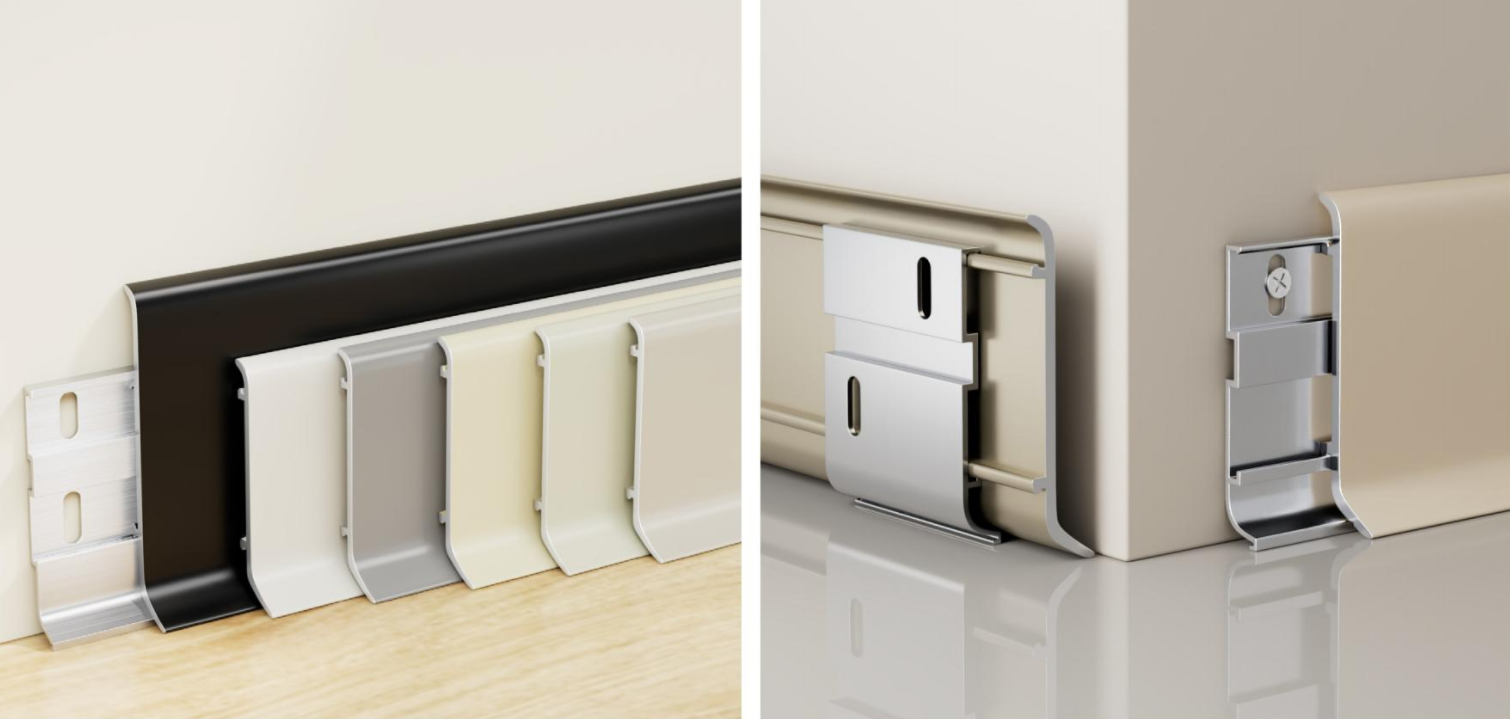 Skirting line series - Light luxury card buckle - Floor standing base - Flooring | CHEERFUL Kenya image 3