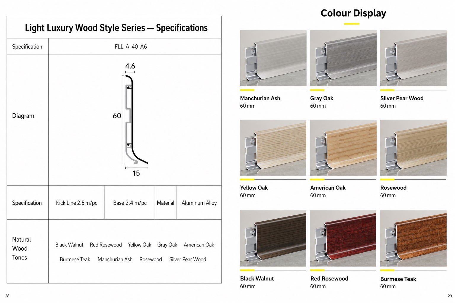 Skirting Line - Wooden Wind Series - Flooring | CHEERFUL Kenya image 2 detail view