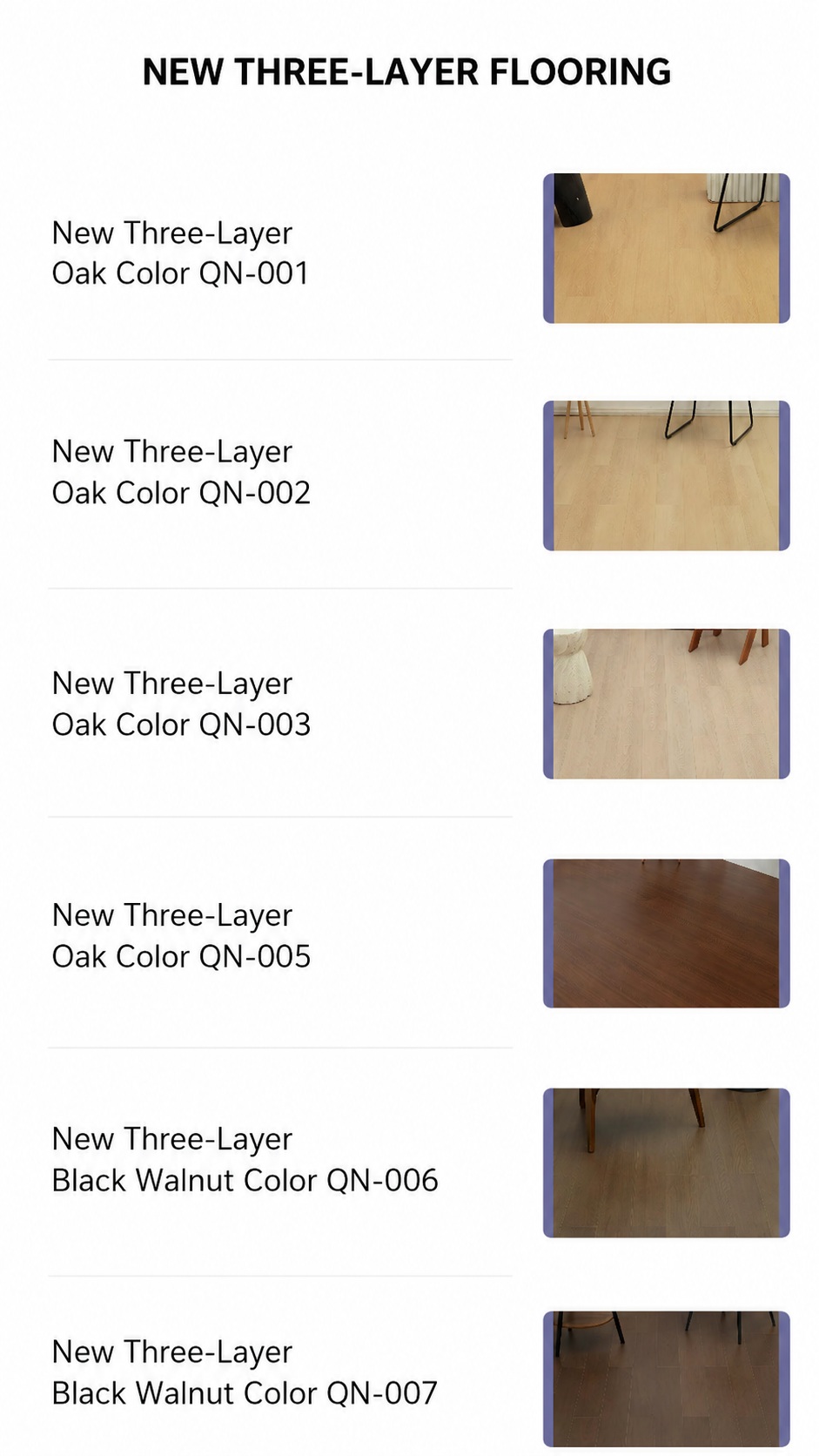 New three-layer floor - Flooring | CHEERFUL Kenya image 7 detail view