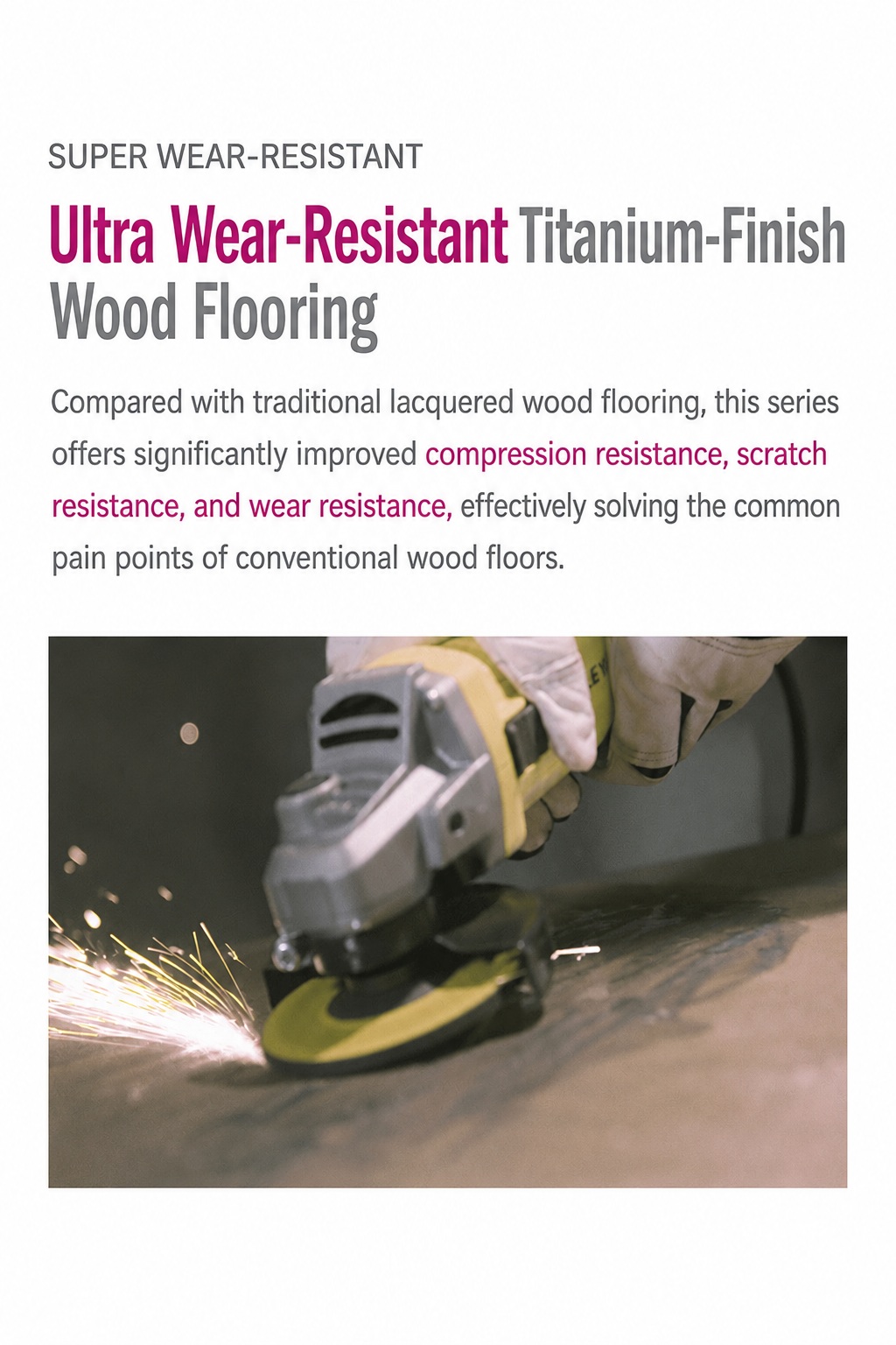All-Birch Wear-Resistant Solid Wood Flooring - Flooring | CHEERFUL Kenya image 2 detail view