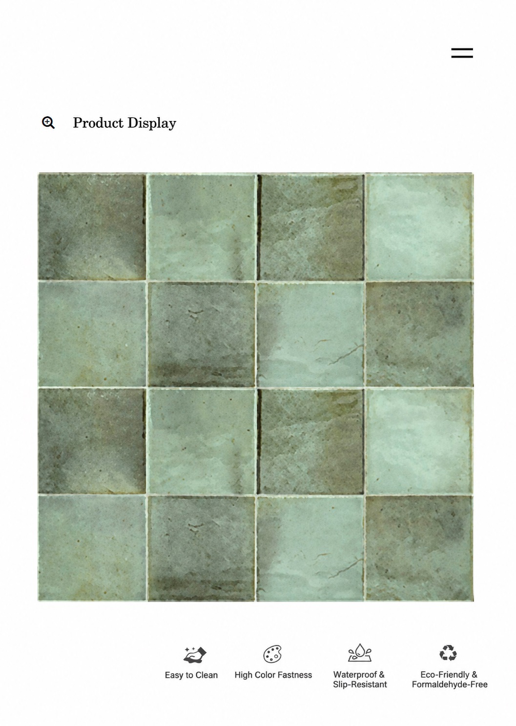 Tiles - Sugar House Series  - Tile(Small Stone) | CHEERFUL Kenya image 2 detail view