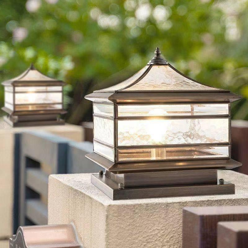 Solar lighting fixtures - column head lights - Solar | CHEERFUL Kenya